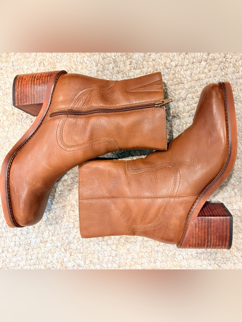 Seychelles Square Toe Mid-Calf Boots size 8. 1/2